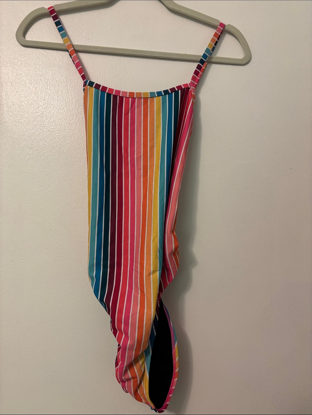 Jolyn Clothing Brandon 2 Multicolor Vertical Stripe One-Piece Swimsuit